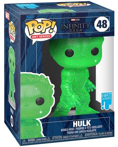 Figurina Funko POP! Marvel: The Infinity Saga - Hulk (Art Series) #48 - 2