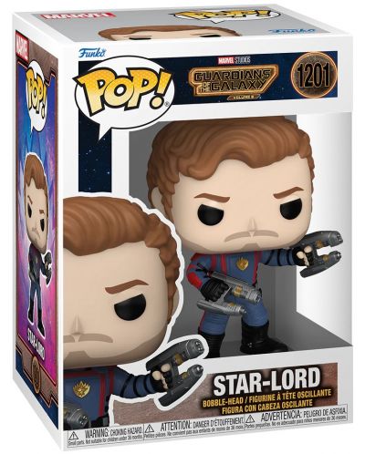 Figurină Funko POP! Marvel: Guardians of the Galaxy - Star-Lord #1201 - 2