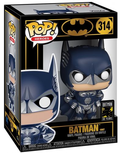 Figurina Funko Pop! Heroes: Batman 80 Years - Batman 1997, #314 - 2