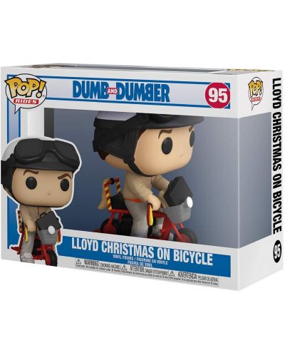 Figurina Funko POP! Movies: Dumb & Dumber - Lloyd with Bicycle #95 - 2