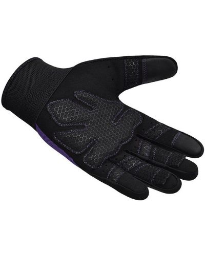 Mănuși de fitness RDX - W1 Full Finger, violet/negru - 6