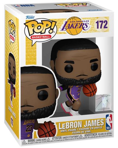 Figurină Funko POP! Sports: Basketball - LeBron James (Los Angeles