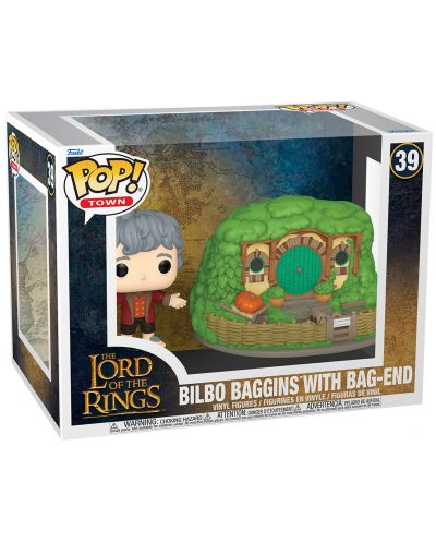 Figurină Funko POP! Town: Lord of the Rings - Bilbo Baggins with Bag-End #39 - 2