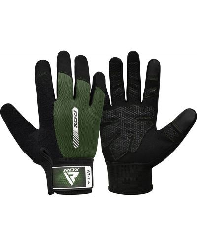 Mănuși de fitness RDX - W1 Full Finger , verde/negru - 2