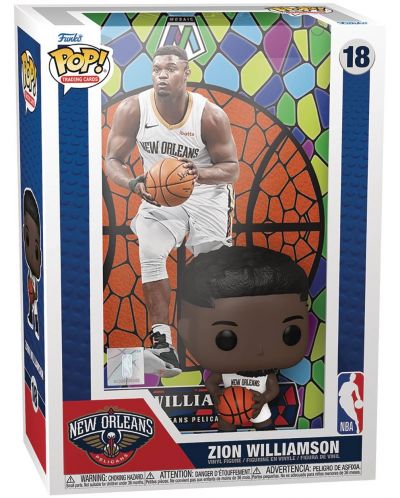 Funko POP! cărți de vizită: NBA - Zion Williamson (New Orleans Pelicans) (Mozaic) #18 - 2