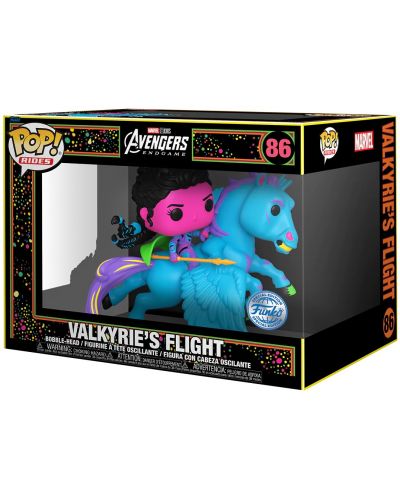 Figurină Funko POP! Rides: Avengers - Valkyrie's Flight (Blacklight) (Special Edition) #86 - 2