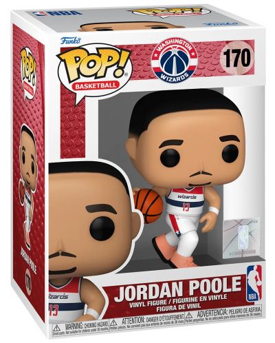 Figura Funko POP! Sports: Basketball - Jordan Poole (Washington Wizards) #170 - 2