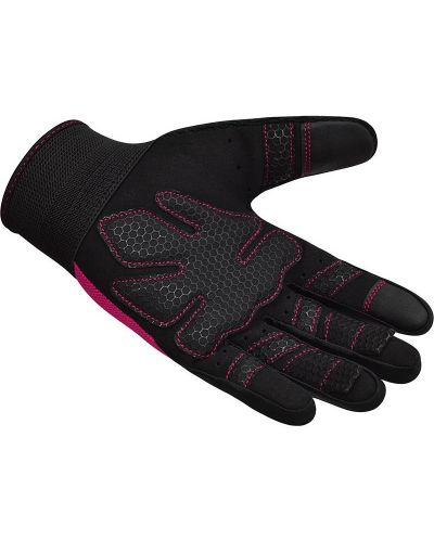 Mănuși de fitness RDX - W1 Full Finger, roz/negru - 6