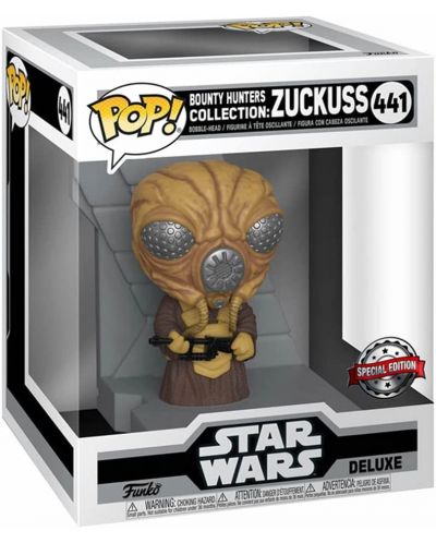 Figura Funko POP! Deluxe: Star Wars - Zuckuss (Metallic) (Special Edition) (Bounty Hunters Collection) #441 - 2