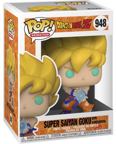 Figurina Funko POP! Animation: Dragon Ball Z - Super Saiyan Goku (With Kamehameha) #948	 - 2