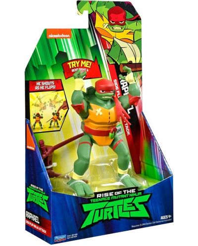 Figurina Playmates TMNT - Testoasa ninja, Rafaelo, deluxe - 1