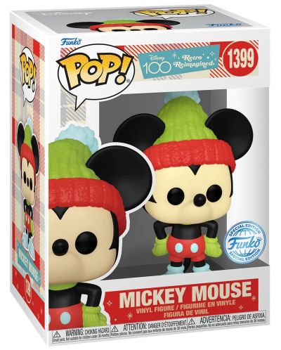 Figurină Funko POP! Disney's 100th: Mickey Mouse - Mickey Mouse (Retro Reimagined) (Special Edition) #1399 - 2