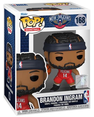 Figura Funko POP! Sports: Basketball - Brandon Ingram (New Orleans Pelicans) #168 - 2