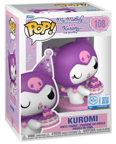 Figurină Funko POP! Animation: Sanrio - Kuromi (20th Anniversary