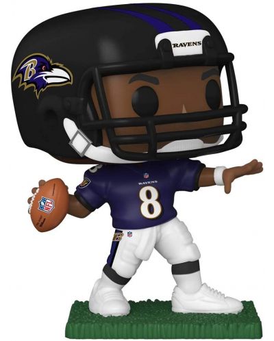 Figurina Funko POP! Sports: American Football - Lamar Jackson (Baltimore Ravens) #146 - 1