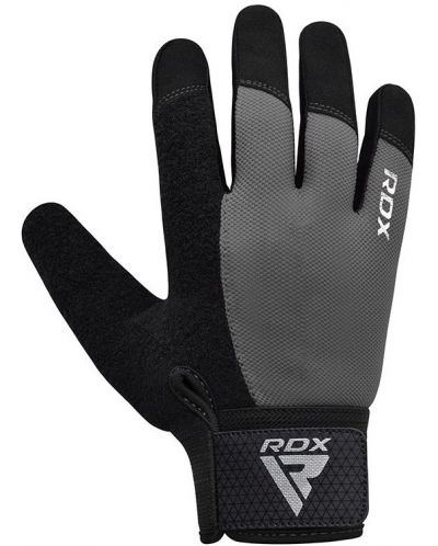 Mănuși de fitness RDX - W1 Full Finger+, gri/negru - 3
