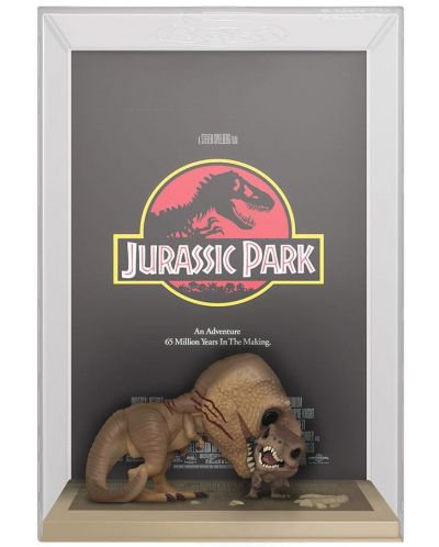 Figurina Funko POP! Movie Posters: Jurassic Park - Tyrannosaurus Rex & Velociraptor #03 - 1