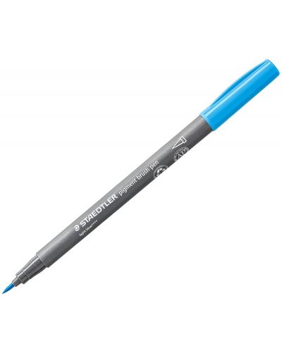 Marker Staedtler Pigment Brush 371 - Albastru deschis 30 - 1
