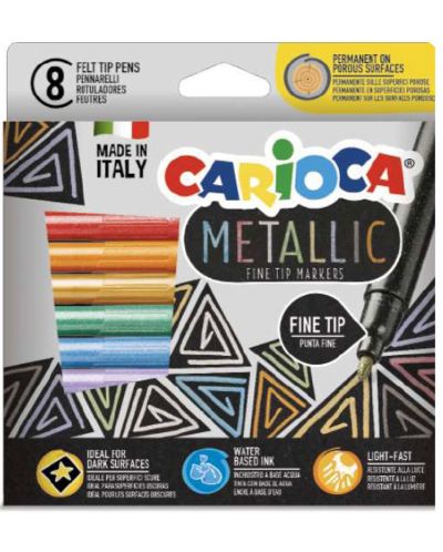 Carioci Carioca - Metallic, 8 culori - 1