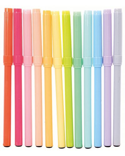 Carioci Astra Pastel Line - 12 culori pastel - 2