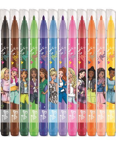 Markere Maped Barbie - 12 culori - 2
