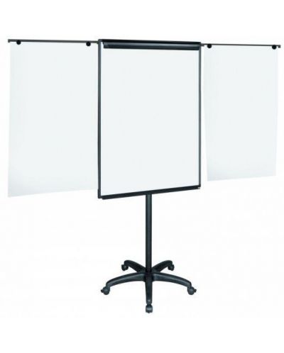 Flip-chart Bi-Office - Cu roti, 70 х 100 cm - 1