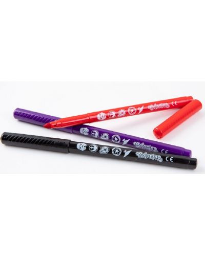 Colorino Marvel Avengers Conical Fibre Pens 12 colours	 - 2