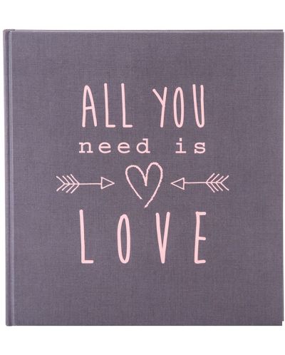 album foto Goldbuch - All You Need Is Love, gri, 30 x 31 cm - 1