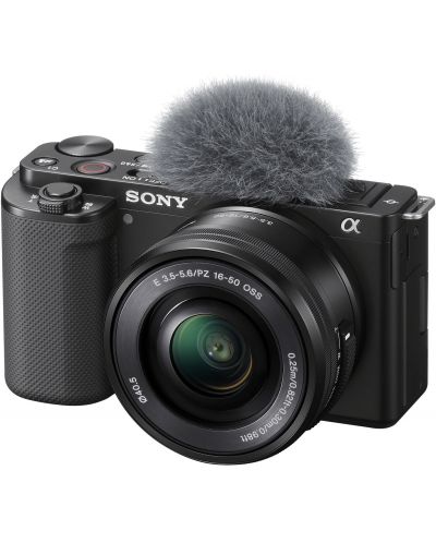 Aparat foto Mirrorless pentru vlogging Sony - ZV-E10, E PZ 16-50mm - 2