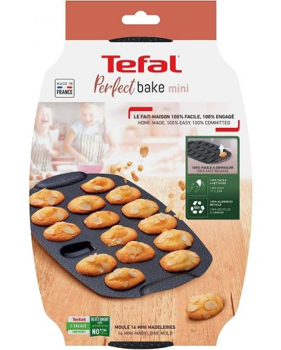 Formă de copt Tefal - Perfect Bake Mini Madeleines, 21 x 29 cm - 3