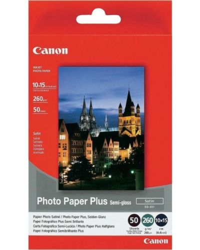Hârtie foto Canon - SG-201 10x15cm, 50 pack - 1