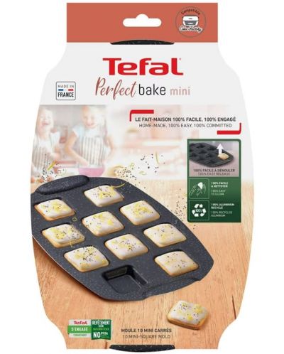 Tigaie pătrată pentru tarte Tefal - Perfect Bake Mini Tarte, 21 x 29 cm - 3