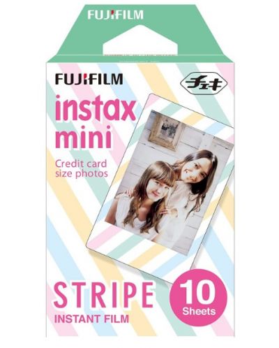 Hârtie foto Fujifilm - instax mini STRIPE Film, 10 buc - 1