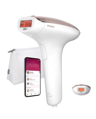 Fotoepilator Philips - Lumea Advanced SC1997/00, 5 viteze, 2 atasamente, 250.000 impulsuri, alb