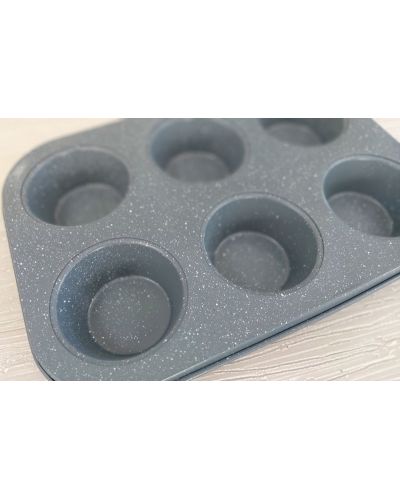 Formă de copt pentru 6 muffins Morello - Gray, 26.5 x 18.5 cm, gri - 5