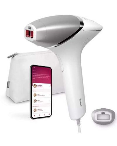 Fotoepilator Philips - Lumea BRI940/00, 5 viteze, 450 000 impulsuri, alb - 2