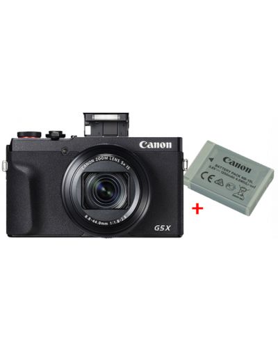 Aparat foto Canon - PowerShot G5 X Mark II, + baterie, negru - 1