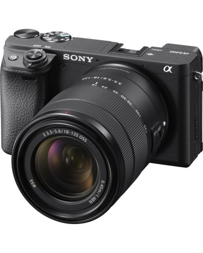 Aparat foto Mirrorless Sony - A6400, 18-135mm OSS, Black - 1