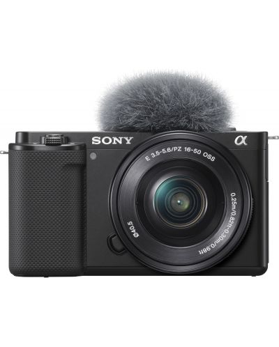 Aparat foto Mirrorless pentru vlogging Sony - ZV-E10, E PZ 16-50mm - 1