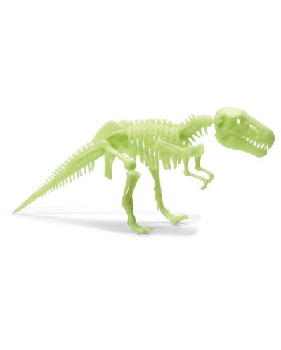 Figurina fosforescenta Brainstorm Glow Dinos - T-rex, schelet - 2