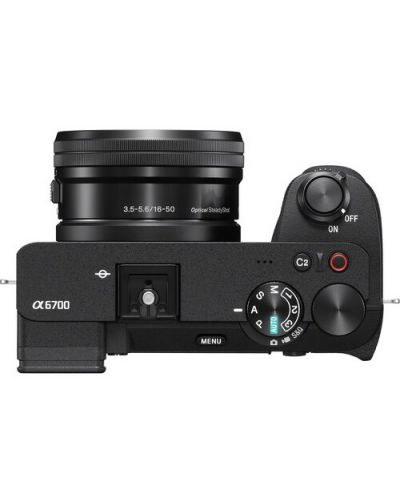 Aparat foto Sony - Alpha A6700, obiectiv Sony - E PZ 16-50 mm f/3.5-5.6 OSS, negru - 3