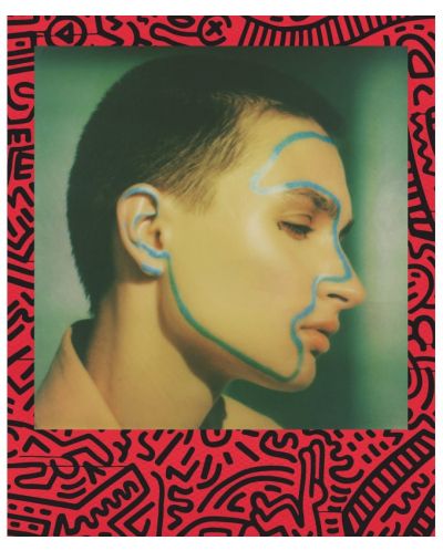Film foto Polaroid - i-Type, Keith Haring 2021 Edition, roșu - 2