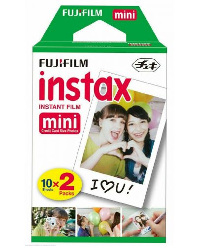 hârtie foto Fujifilm - за instax mini, Glossy, 2x10 bucăți - 1