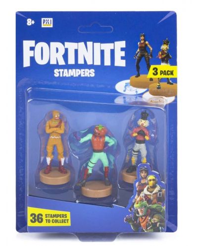 Set figurine Fortnite Stampers - 3 bucati, 6 cm - 6