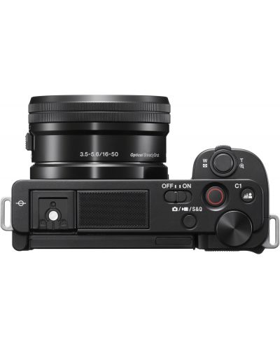 Aparat foto compact pentru vlogging Sony - ZV-E10, E PZ 16-50mm f