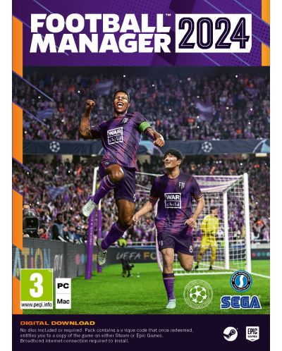 Football Manager 2024 - Code in a Box (PC) - 1