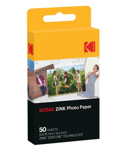 Hârtie foto Kodak - Zink 2x3", 50 pack - 1