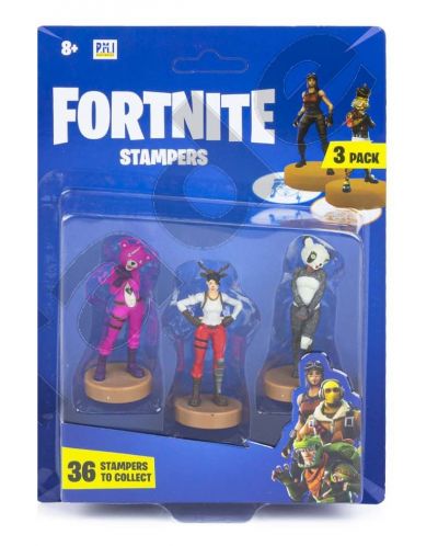 Set figurine Fortnite Stampers - 3 bucati, 6 cm - 3