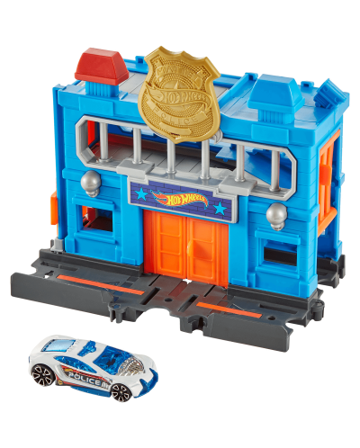 Set de jocuri Hot Wheels City Downtown Police Station Breakout