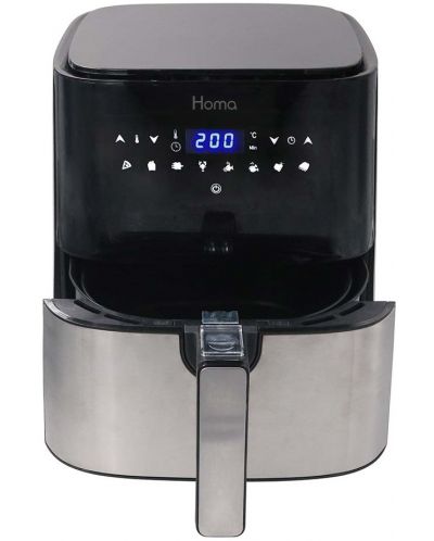 Friteuză cu aer cald Homa - HF-355D, 1450W, neagră/argintie - 1